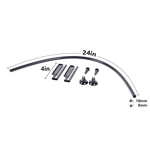 Floating Plant Corral for Aquariums: Adjustable Peak to Seize Floating Vegetation Round Filters and Heaters, Suitable with Framed and Frameless Aquariums (Model 1)