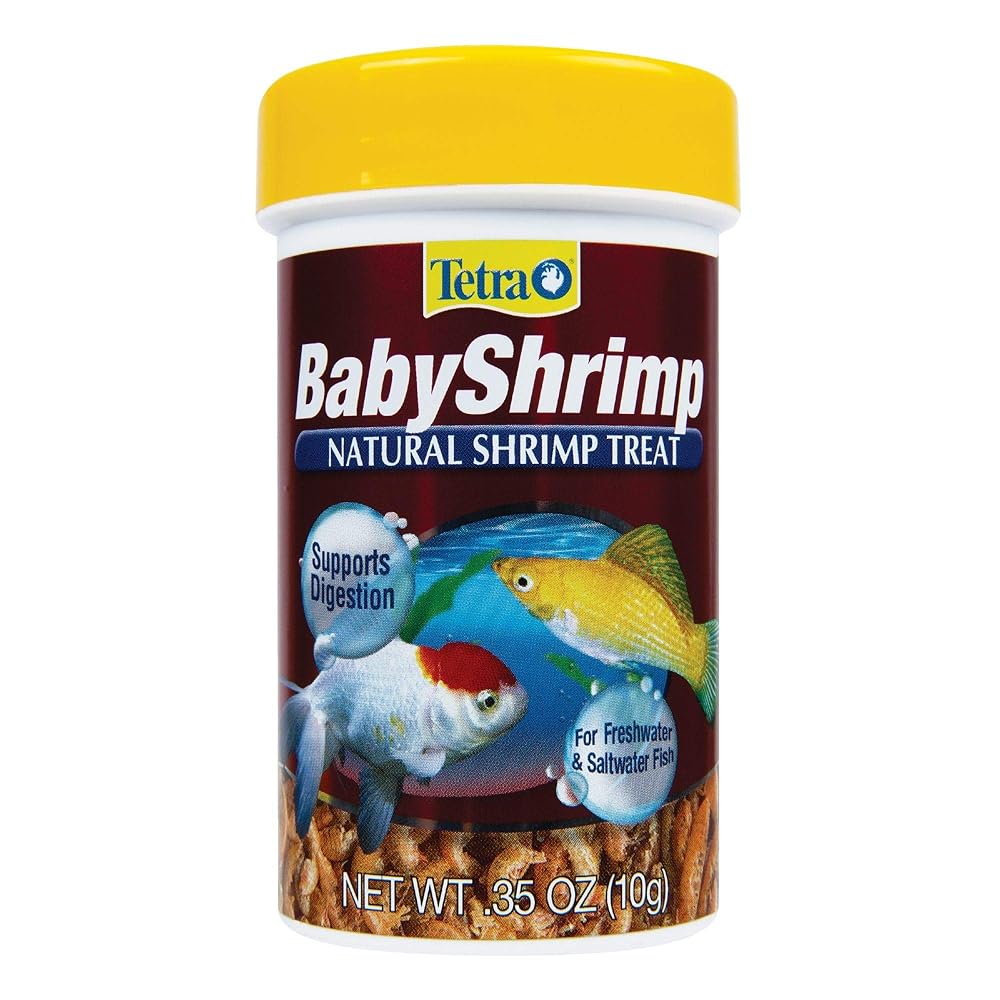 Tetra BabyShrimp 0.35 oz – Pure Shrimp Deal with for Aquarium Fish (033197)