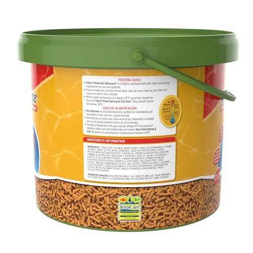 TetraPond Koi Vibrance Comfortable Sticks - Simply Digestible Floating Pond Meals, 3.31 lbs